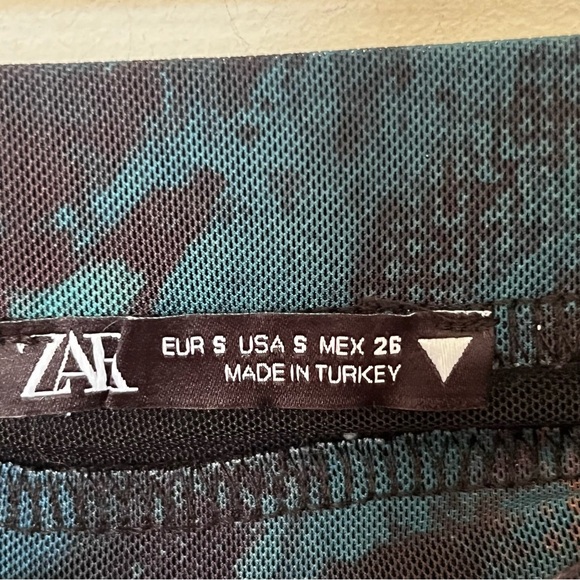 Zara Mesh Asymmetrical Top & Midi Skirt Set S | Screen Worn Cruel Intentions - Picture 11 of 14